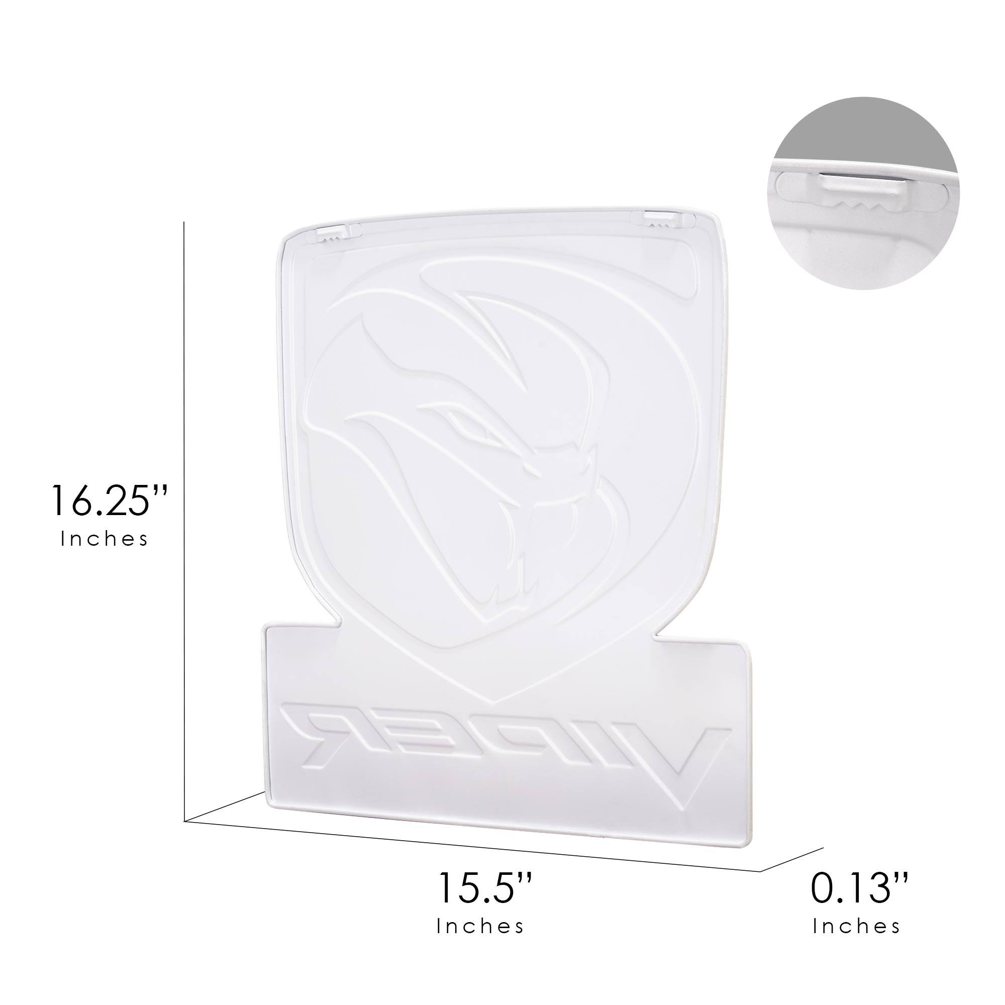 Dodge Viper Embossed Shaped Metal Wall Sign